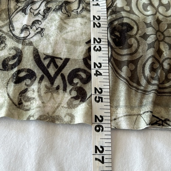 Level 8 Cream/Tan Vneck with Grommet Detail Tunic Sz 2x - Picture 10 of 12